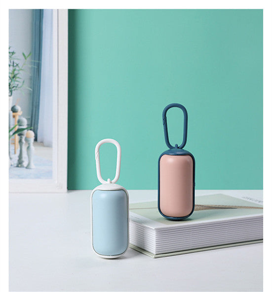 Portable Dog Poop Bag Dispenser - Leak-Proof Waste Bag Holder