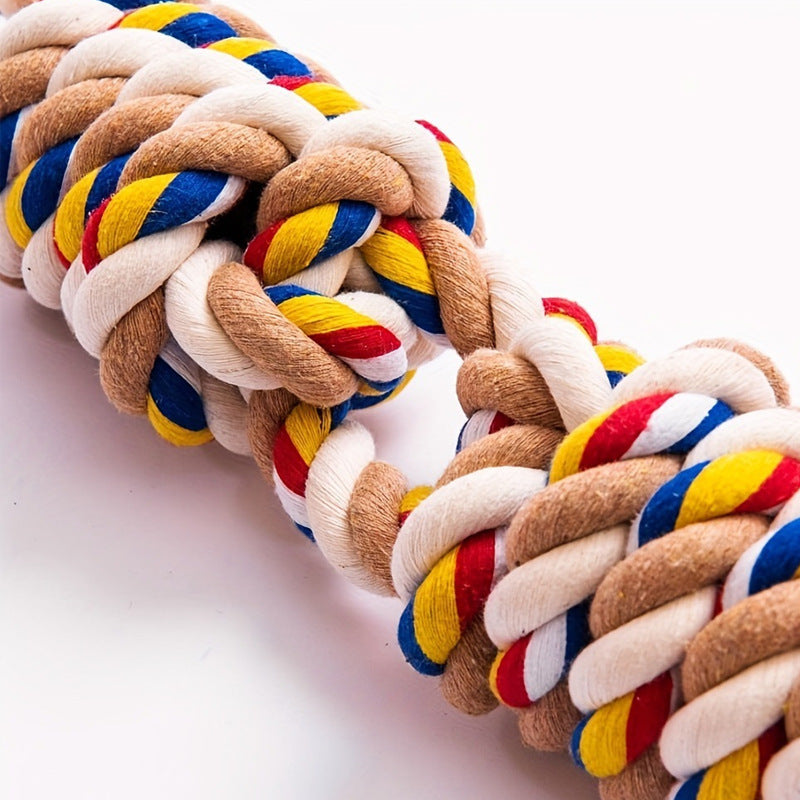 Durable Rope Tug Toy - Strong Cotton Knot for Interactive Play