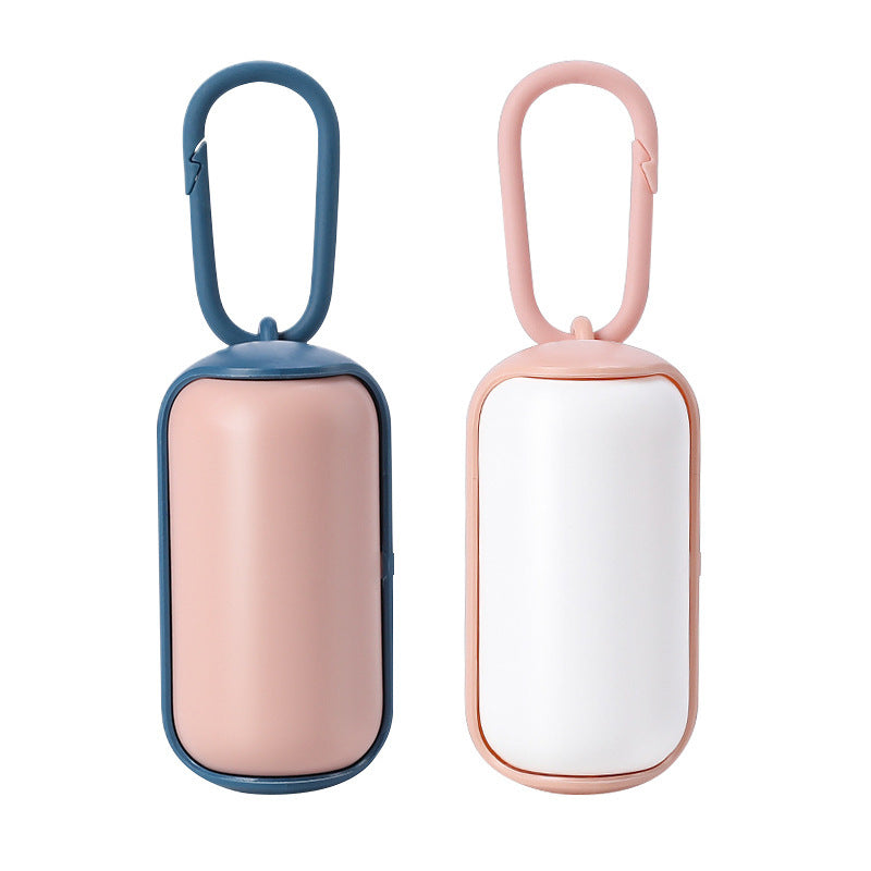 Portable Dog Poop Bag Dispenser - Leak-Proof Waste Bag Holder