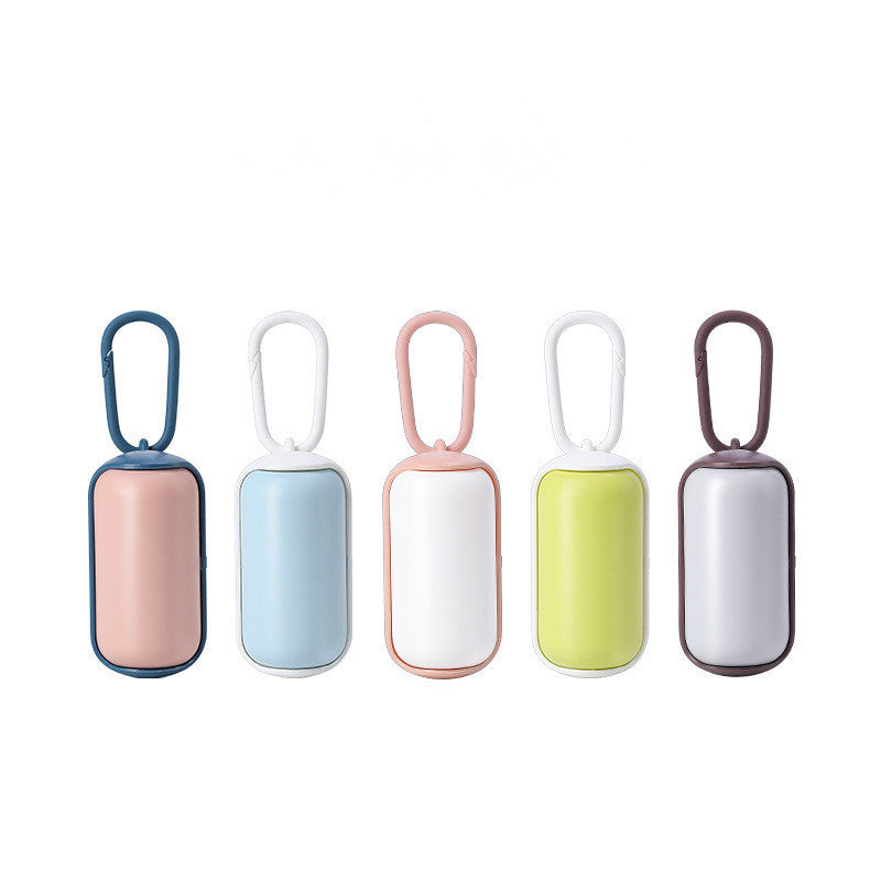 Portable Dog Poop Bag Dispenser - Leak-Proof Waste Bag Holder