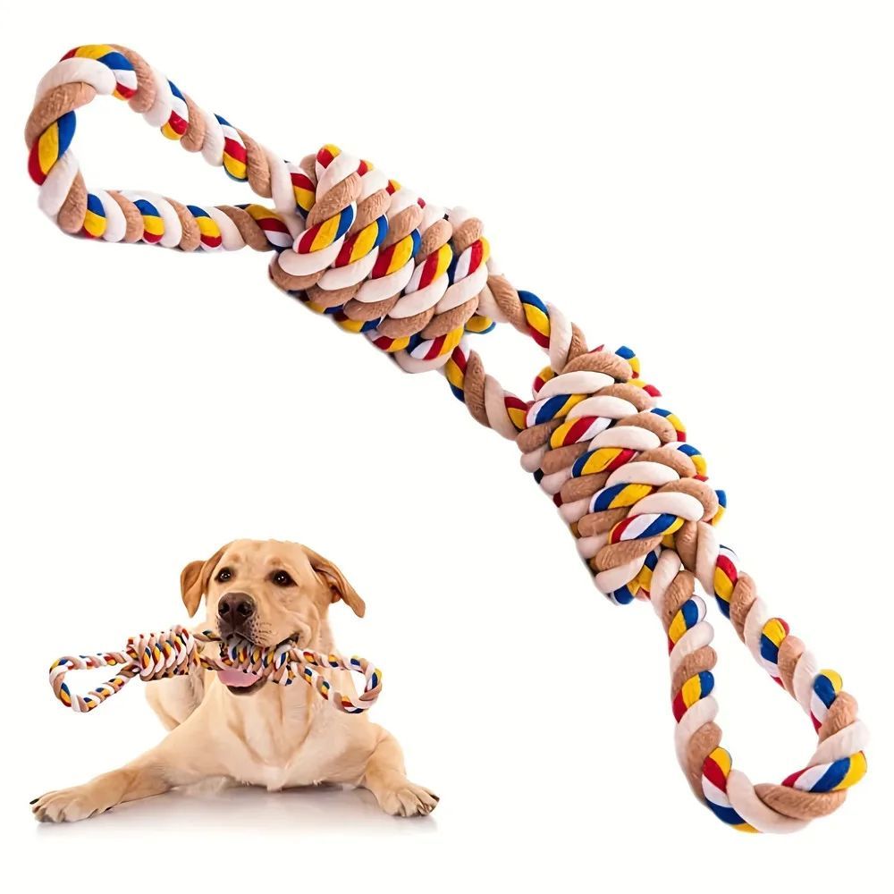 Durable Rope Tug Toy - Strong Cotton Knot for Interactive Play