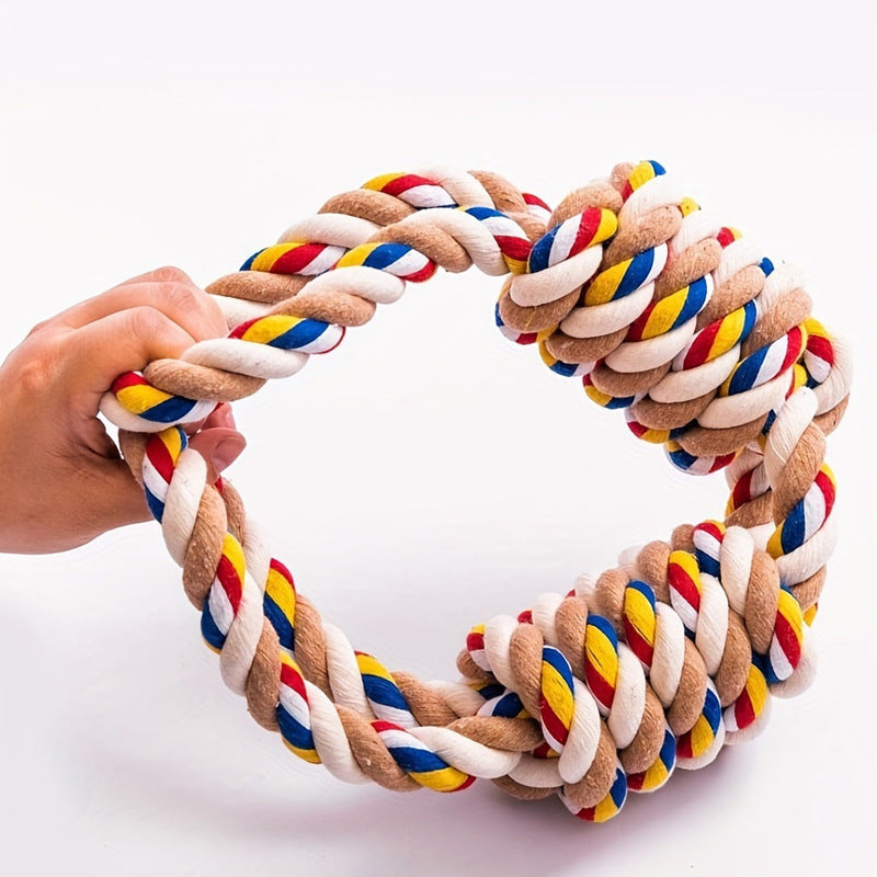 Durable Rope Tug Toy - Strong Cotton Knot for Interactive Play